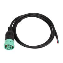 9 Pin Female Diagnostic Cable Open Plug Extension Connector Cable  ECU Diagnostic Communication.