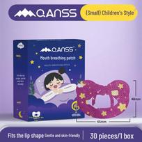 Children's Cartoon Mouth Breathing Strips: Anti-Opening Lip Sealing Corrector for Closed Mouth Sleeping Small 30/box (4.8x6.5cm) upgraded adhesive