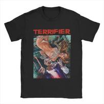 Vyriški Moteriški Kalėdų Senelio Menas Klounas Terrifier 3 Siaubo Filmas Kalėdiniai Grafiniai Marškinėliai Drabužiai Marškinėliai Tee Drabužiai Originalus#Spalva(10) S juoda