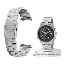 Tvirta precizinio plieno laikrodžio apyrankė, skirta Casio EF527D-1AV, vyriška nerūdijančio plieno laikrodžio grandinėlė, 22 mm laikrodžio priedai, sidabrinė 0mm white