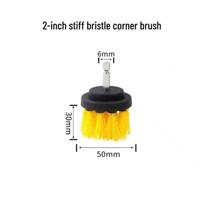 Electric Cleaning & Polishing Brush Set for Drills: Soft, Wire, Carpet, Sofa, Floor Tile Brushes; Ideal for Rust Removal & More black