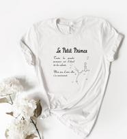 26 Mažojo princo marškinėliai su citata prancūziškai Le Petit Prince T marškinėliai Knygos T marškinėliai Unisex T marškinėliai M