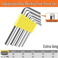 9-Piece High-Quality Hex Allen Wrench Set with Screwdriver Combo