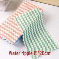 Lint-Free Fish Scale Glass Cloth: Absorbent, Streak-Free, Kitchen-Ready, and Non-Staining Towel.
