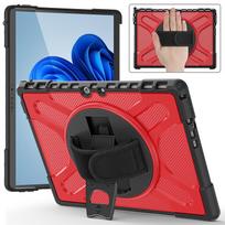for Microsoft Surface Pro 11 10 9 8 7 6 5 4 for Surface GO 1 2 3 4 Rugged Protective Case Reinforced Corners Case with Holder Surface Go1 2 3 4 raudona