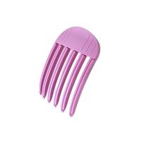 Invisible Hair Clip Comb Plastic Natural Volume Fluffy Styling Hair Root Lifting Šukos Karščiui atsparus plaukų formuotojas L violetinė