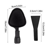 Metal Carbon Steel Cheese Non-stick Raclette Frying Pans with Spatula Cook Set For Restaurant Outdoor Indoor Kitchen Cooking Pan