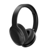 Belaidės ausinės su triukšmo slopinimu, ilgu baterijos veikimo laiku, sulankstomo dizaino, HiFi garso, Bluetooth 5.3 ausinės juoda