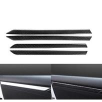For Honda Civic 10th Gen Window Door Panel Strips Cover Protective Trim  Car Carbon Fiber 2016 2017 2018 juoda