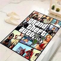 GTA Carpet Rug for Living Room Bedroom Home Sofa Decoration,Kids play Non-slip Floor Mat 40x60cm( 15x23in )