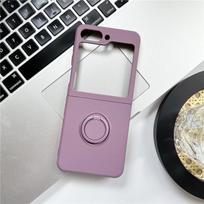 Applicable to Samsung Zflip7 liquid silicone Zflip6 ring mobile phone case Zflip4 folding screen protective case foreign trade samsung zflip5