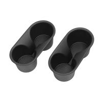 2pcs for Hyundai Palisade 2026 Water Cup Holder 3rd Row Door Handle Side Drinks Storage Box Car Interior Accessories Black