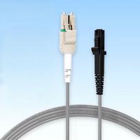 Qishao MTRJ-LC Armored Dual-Core OM2 Multimode Fiber Optic Patch Cord