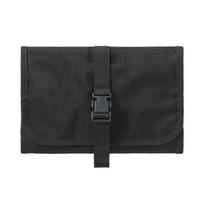 MUJI Nylon Mesh Hanging Toiletry 21 x 15 OHH39A4A Case, Black, Approx. cm, juoda