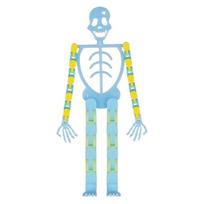 Novel Skeleton Prank Toy Fluorescent Skeleton Frame For Hours Of Fun Style A