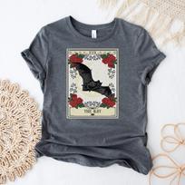 Bat Spirit Animal Tarot Card Shirt - Cottagecore Witchcore Aesthetic Tee 3XL