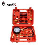 Podofo Professional Automotive TU-114 Multiple Function Oil Pressure Test Gauge Universal Fuel Pressure Tester Injection Pump T9383RD