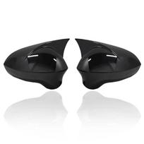 vrdpn5 For Seat Leon MK2 1P Ibiza MK4 6J Exeo 3R ABS Carbon fiber Black Side Mirror Cover Rearview Caps Car Accessories