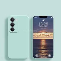 For Xiaomi Redmi 15 Case Liquid Silicone Plain Case Redmi 15 Cover Soft TPU Anti-drop Phone Protector Case Redmi 15 Cover Redmi 15 171.1mm šviesiai žalios spalvos