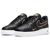 Nike Air Force 1 Black Metallic Gold White -DA8481001 EU 42 juoda