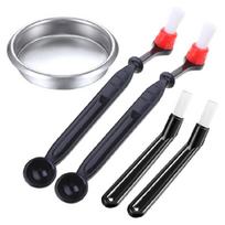 Coffee Machine Brush Cleaner 4Pieces Coffee Machine Brush with 58mm Blind Filter 1