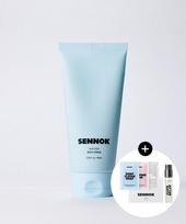 Sennok Blue Soda Body Scrub 180ml+  Free  Sennok Perfume Afterbath 1.8ml+hair Oil Sachet 3 Types 180