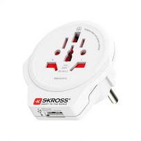Skross World To EU Travel Adapter (EU Plug) One Size