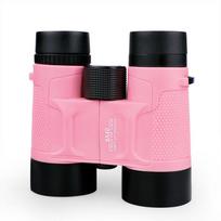 Milin 8X Compact HD Binoculars for Kids vyšnių rožinė spalva