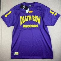 Death Row Records Marškinėliai Vyriški L Violetiniai Auksiniai Paislio rašto 91 Rap Hip Hop Marškiniai Nauji su etiketėmis L