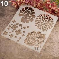 Mados tapybos šablono trafaretas Scrapbooking albumo pyragas, kava, pasidaryk pats, meno dekoras 10