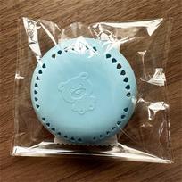 Deodorizer Air Freshener for Bathroom Closet Car Home Toilet Odor Removal Round Shape with Bear Pattern Ventilation Holes One Size mėlyna