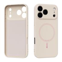 Skin-friendly Feel Liquid Silicone Phone Case for iPhone 17 Pro Max 16e 17Air 16 Pro 15 14 13 Magnetic Fine Hole Lens Back Cover iPhone 15 Pro Max šviesiai geltonos spalvos