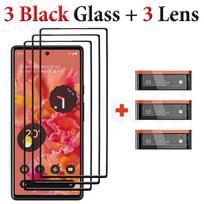 1-3pcs For Google Pixel 6 Glass For Google Pixel 6 Screen Protector Phone Film Transparent Tempered Glass For Pixel 6 Lens Film For Pixel 6