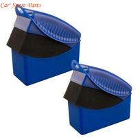 Y4UA Auto Wheel Cleaner Applicator Sponges Car Maintenance Detailing Ergonomic Design mėlyna