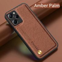 For Poco X5 Pro 5G Case Magnetic Cross Grain Texture Leather Back Cover Pocox5pro Poko Little X5pro X 5 Pro 5X Shockproof Coque For Poco X5 Pro 5G