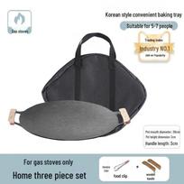 Maifan Stone Induction Grill Pan with Lid