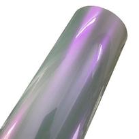 Premium Candy Gloss Chameleon Vinyl Wrap Film Roll Color Change Grey to Purple Self Adhesive Decal Automotive Car Wrapping Foil 10cm x 152cm gray