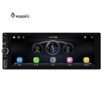 Podofo 1 Din Android Car Radio 2+64GB Single Din 6.86 Inch Touch Screen CarPlay/Android Auto 1080P GPS WIFI FM RDS Type C Port 6.86'' 64 g 2 g