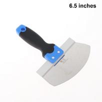 Stainless Steel Paint Scraper, Putty Knife With Two-Tone Grip Handle For Wallpaper Removal & Drywall Finishing Tasks A