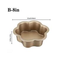 Champagne Gold Star-Shaped Cake Pan Hexagram Baking Mould with Non-Stick Coating Ideal for Bread Oven Safe Kitchen Bakeware Tool
