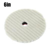 6  150mm/ 7 180mm Wool Polishing Pad For Car Auto Soft Wool Buffing Polishing Pad Clear Coat Safe And Environmentally Safe