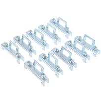 10Pcs C45 Single-layer/Double-layer Fastener SDW-201 Rail Plug Iron Fixing Clip Positioning Piece