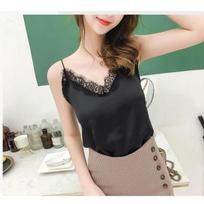 Womens Summer Elegant Top Lace Sexy Camis V-neck Chiffon Loose Casual Shirt 2023 Fashion Elegant Chic Backless Blouse 25449 L juoda