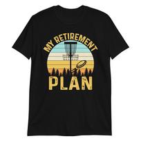Disc Golf Funny Disc Golf Lover Frisbee Golf Retire T Retro Tee Unisex T-Shirt S