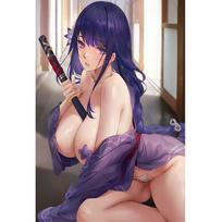 Spausdinti žaidimą Pegasus Knight Nude Sexy Girl Art Plakatai Sienų piešinys Drobės tapyba svetainei Namų dekoro paveikslėlis 21cm×30cm NoFrame