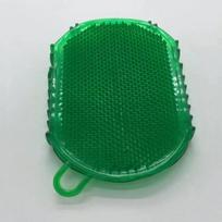 Silicone Bath Body Brush Multifunctional Smooth Slimming Cellulite Brush Bathing Massage Glove Massager Anti Fat Body Relaxation žalia