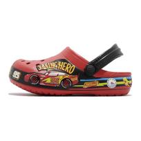 Crocs Disney x Band klumpės mažyliui Fun Lab Cars Lights - Liepsnos Raudoni Kūdikių sportbačiai 207719-8C1 22-23