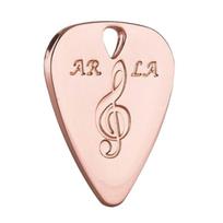 0.38-1.4mm Electric Guitar Bass Thickness Pick Plectrum Metal necklace pendants