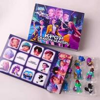 12pcs K-POP Demon Hunters Huntr/x Surprise Blind Box, Soft Vinyl Figure Poke Game for Kids, Anime Collectible Toy Party Favors
