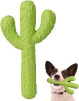 Dog Chew Toys for Aggressive Chewers Durable Rubber Cactus Tough Toys for Training Cleaning Teeth Interactive Dog Toys for Dog žalia
